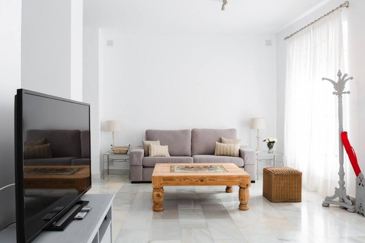 Loft En Primera Linea Del Paseo Maritimo Málaga Eksteriør bilde