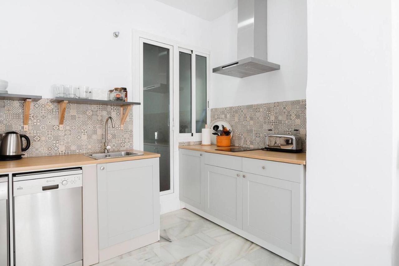 Loft En Primera Linea Del Paseo Maritimo Málaga Eksteriør bilde