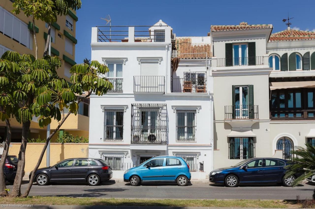 Loft En Primera Linea Del Paseo Maritimo Málaga Eksteriør bilde